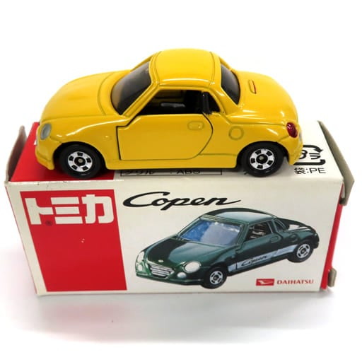 【中古即納】[MDL] トミカ 1/54 ダイハツ コペン(イエロー) 完成品 ミニカー トミー(19991231)