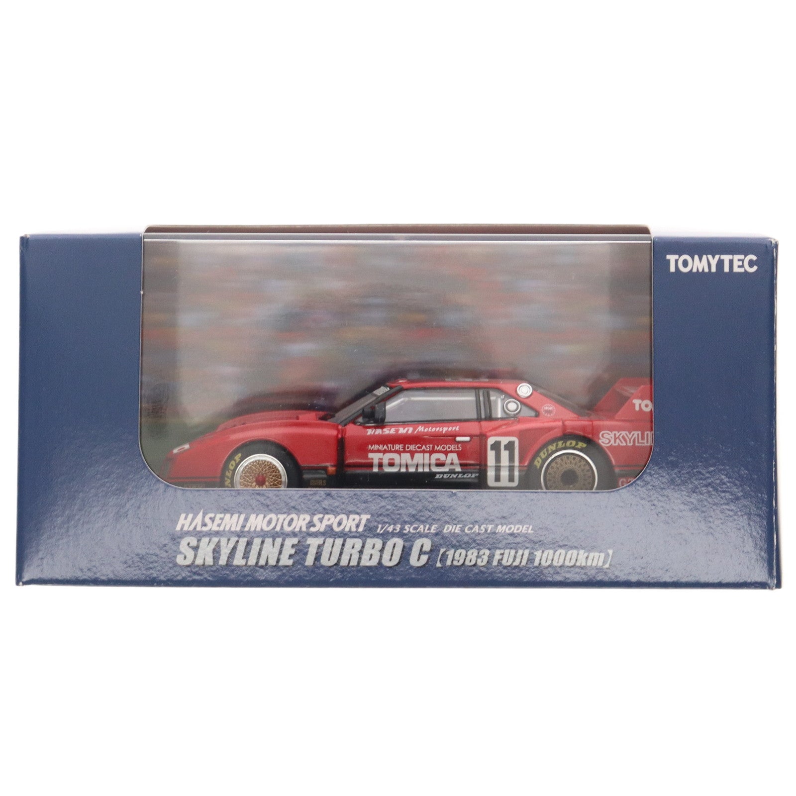 【中古即納】[MDL] 1/43 SKYLINE TURBO C 1983 FUJI 1000km TOMY #11(レッド×ブラック) 「トミカエブロ HASEMI MOTOR SPORT」 完成品 ミニカー(218685) トミーテック(20090228)