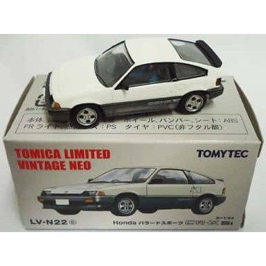 【中古即納】[MDL] トミカリミテッドヴィンテージ NEO LV-N22c 1/64 Honda バラードスポーツ CR-X Si(白/グレー) 完成品 ミニカー(279884) TOMYTEC(トミーテック)(20100723)