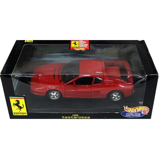 【中古即納】[MDL] 100% Hot Wheels(ホットウィール) 1/18 Ferrari testarossa(フェラーリ・テスタロッサ) 1984 (レッド) 完成品 ミニカー(23918) マテル(20001231)