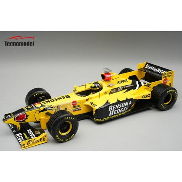【予約安心出荷】[MDL] 1/18 ジョーダンホンダ 198 ベルギーGP 1998 優勝車 #9 Damon Hill ドライバーフィギュア付き 完成品 ミニカー(TMD18-426B) Tecnomodel(テクノモデル)(2026年2月)