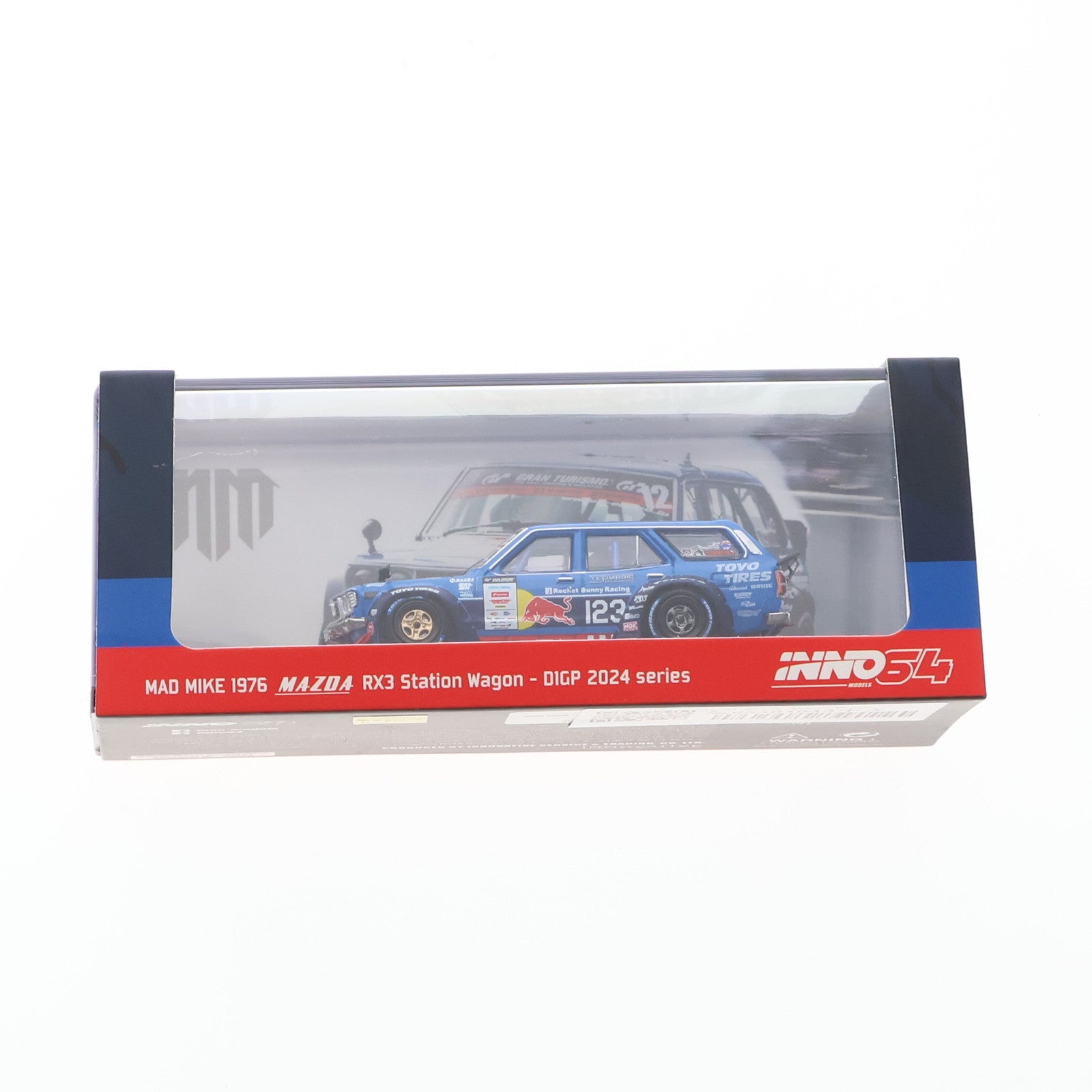 【中古即納】[MDL] イベント限定 1/64 MAD MIKE 1976 MAZDA RX3 STATION WAGON TAS25 LIMITED 完成品 ミニカー(IN64-RX3P-TAS25) INNO MODELS(イノモデル)(20250110)
