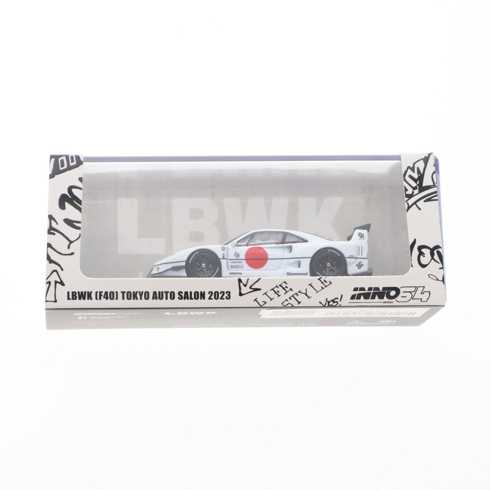 【中古即納】[MDL] 1/64 LB-WORKS F40 東京オートサロン 2023 完成品 ミニカー(IN64-LBWKF40-TAS23) INNO MODELS(イノモデル)(20231128)