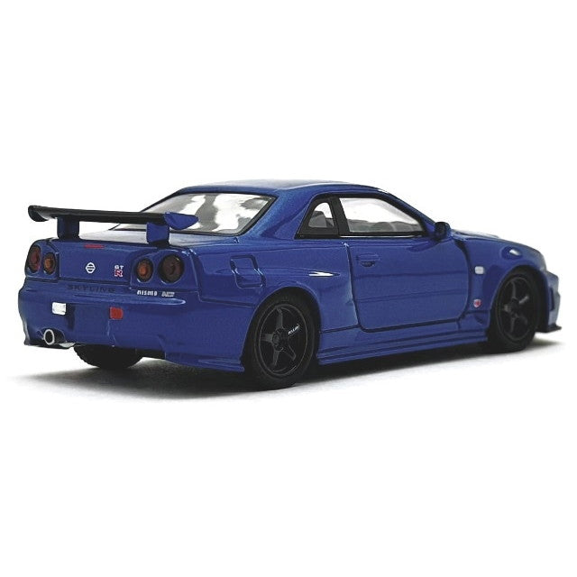 【予約安心出荷】[MDL] MOTNシリーズ 1/64 ニスモ R34 GT-R Z-tune LED搭載(ベイサイドブルー) 完成品 ミニカー(K07130LBL) 京商(2025年9月)