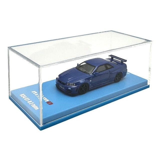【予約安心出荷】[MDL] MOTNシリーズ 1/64 ニスモ R34 GT-R Z-tune LED搭載(ベイサイドブルー) 完成品 ミニカー(K07130LBL) 京商(2025年9月)