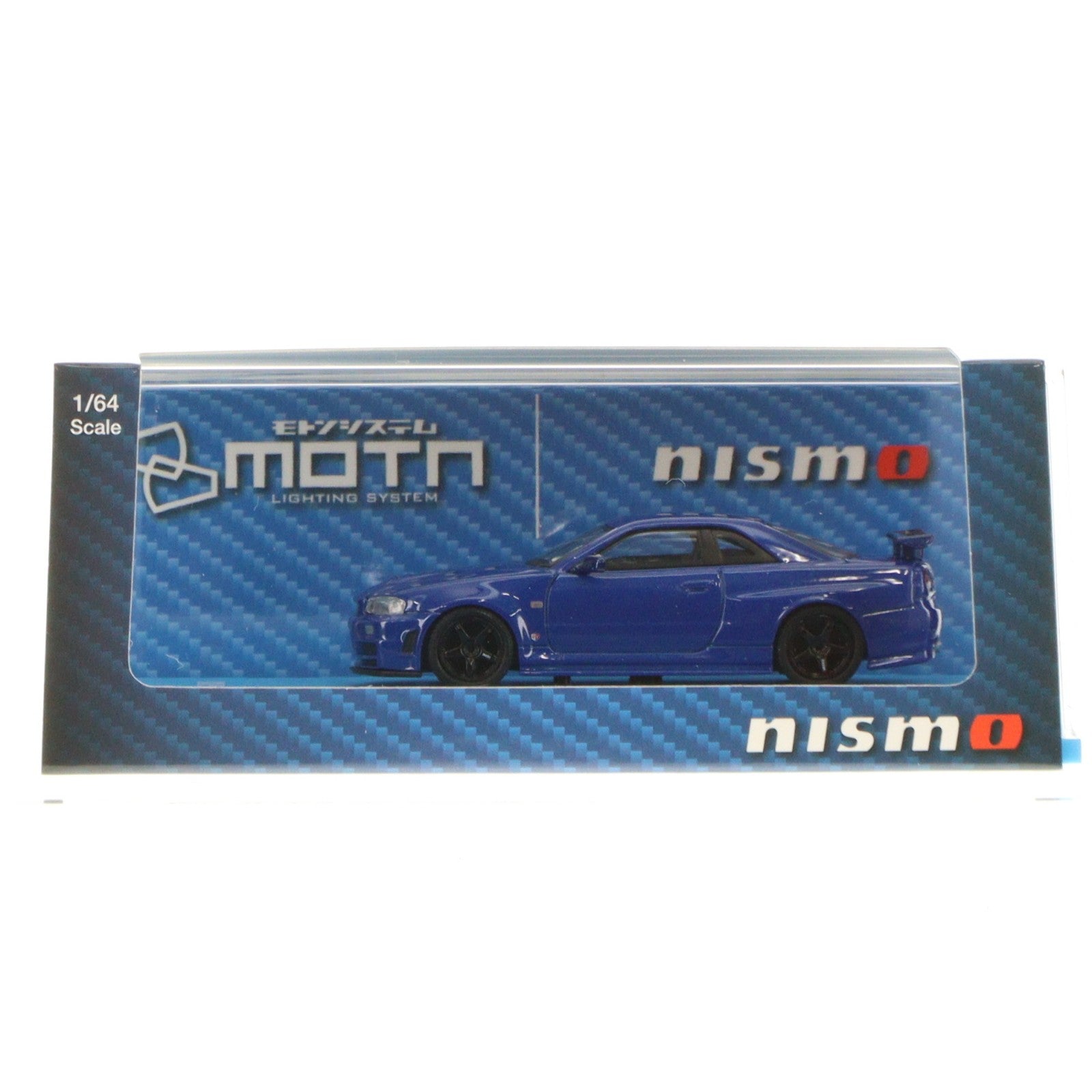 【中古即納】[MDL] MOTNシリーズ 1/64 ニスモ R34 GT-R Z-tune LED搭載(ベイサイドブルー) 完成品 ミニカー(K07130LBL) 京商(20250911)