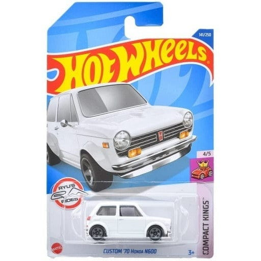 【中古即納】[MDL] Hot Wheels(ホットウィール) COMPACT KINGS 1/64 カスタム '70 ホンダ N600 完成品 ミニカー(HHF16) マテル(20220630)
