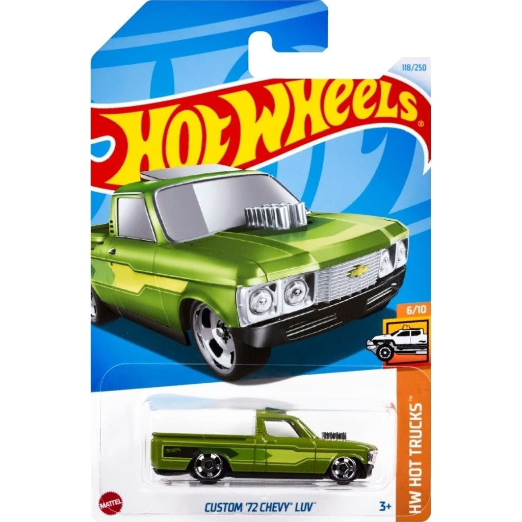 【中古即納】[MDL] Hot Wheels(ホットウィール) HOT TRUCKS 1/64 カスタム '72 シェビー LUV(ラブ) 完成品 ミニカー(HXP97-9866) マテル(20240427)