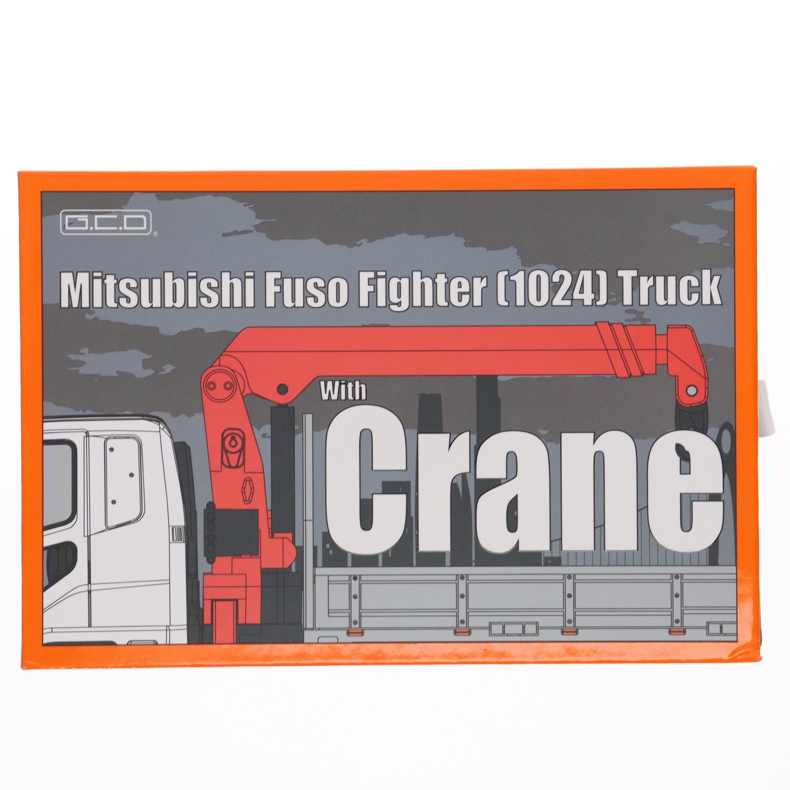 【中古即納】[MDL] 1/64 三菱ふそうファイター(1024) クレーン付き(ホワイト) 完成品 ミニカー(KS082-486) Gaincorp Products(ゲインコーププロダクツ)(20250628)