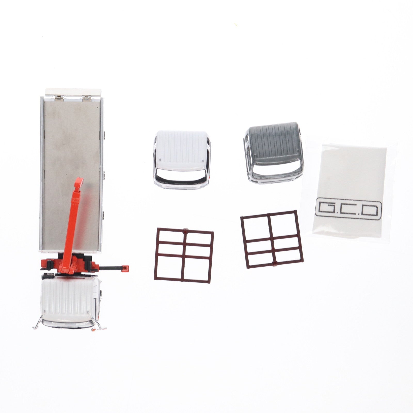 【中古即納】[MDL] 1/64 三菱ふそうファイター(1024) クレーン付き(ホワイト) 完成品 ミニカー(KS082-486) Gaincorp Products(ゲインコーププロダクツ)(20250628)