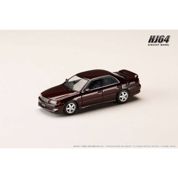 【予約安心出荷】[MDL] 1/64 トヨタ チェイサー ツアラーV (JZX100) アーリーバージョン (1996) パープルカスタマイズカラー 完成品 ミニカー(HJ641072P) ホビージャパン(2025年10月)