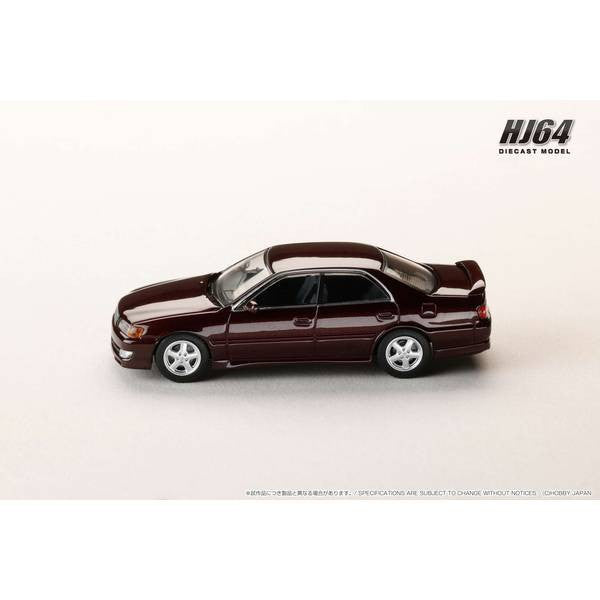 【予約安心出荷】[MDL] 1/64 トヨタ チェイサー ツアラーV (JZX100) アーリーバージョン (1996) パープルカスタマイズカラー 完成品 ミニカー(HJ641072P) ホビージャパン(2025年10月)