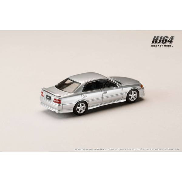 【予約安心出荷】[MDL] 1/64 トヨタ チェイサー ツアラーV (JZX100) アーリーバージョン (1996) シルバーメタリック 完成品 ミニカー(HJ641072S) ホビージャパン(2025年10月)