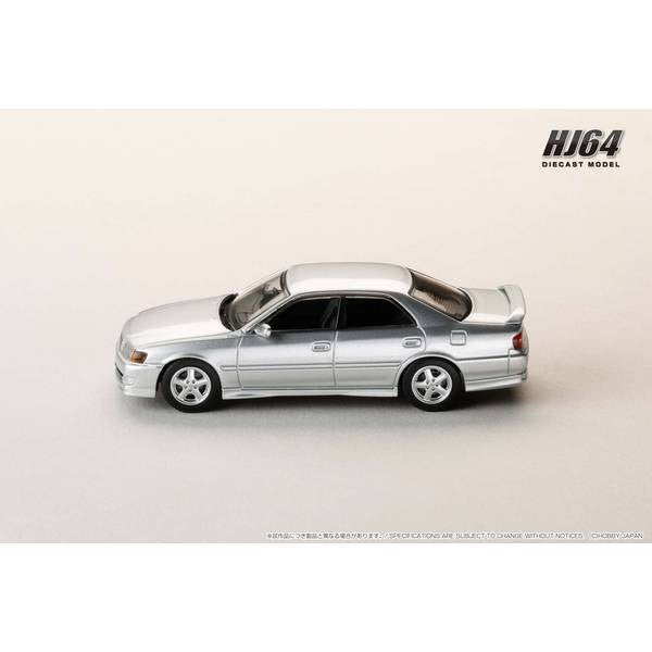 【予約安心出荷】[MDL] 1/64 トヨタ チェイサー ツアラーV (JZX100) アーリーバージョン (1996) シルバーメタリック 完成品 ミニカー(HJ641072S) ホビージャパン(2025年10月)