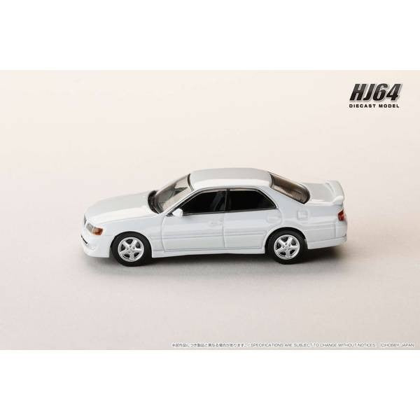 【新品】【お取り寄せ】[MDL] 1/64 トヨタ チェイサー ツアラーV (JZX100) アーリーバージョン (1996) スーパーホワイトII 完成品 ミニカー(HJ641072W) ホビージャパン(20251128)