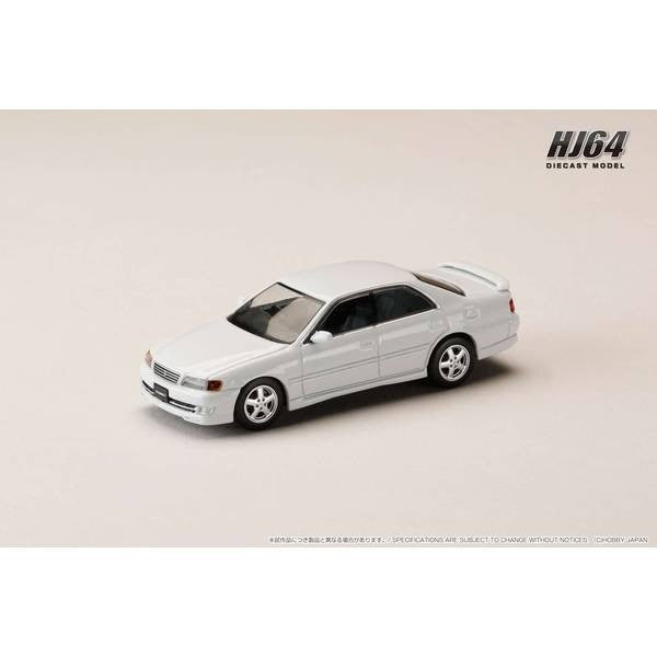 【中古即納】[MDL] 1/64 トヨタ チェイサー ツアラーV (JZX100) アーリーバージョン (1996) スーパーホワイトII 完成品 ミニカー(HJ641072W) ホビージャパン(20251128)