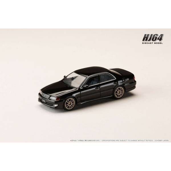 【新品】【お取り寄せ】[MDL] 1/64 トヨタ チェイサー ツアラーV (JZX100) アーリー バージョン (1996) JDM STYLE 10 スポークホイール ブラック 完成品 ミニカー(HJ645072ABK) ホビージャパン(20251031)