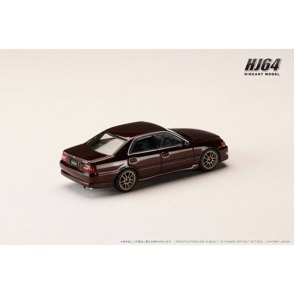 【新品】【お取り寄せ】[MDL] 1/64 トヨタ チェイサー ツアラーV (JZX100) アーリー バージョン (1996) JDM STYLE 10 スポークホイール パープル 完成品 ミニカー(HJ645072AP) ホビージャパン(20251128)