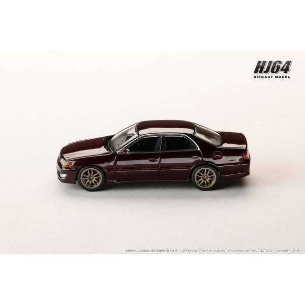 【新品】【お取り寄せ】[MDL] 1/64 トヨタ チェイサー ツアラーV (JZX100) アーリー バージョン (1996) JDM STYLE 10 スポークホイール パープル 完成品 ミニカー(HJ645072AP) ホビージャパン(20251128)