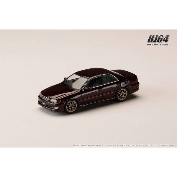 【新品】【お取り寄せ】[MDL] 1/64 トヨタ チェイサー ツアラーV (JZX100) アーリー バージョン (1996) JDM STYLE 10 スポークホイール パープル 完成品 ミニカー(HJ645072AP) ホビージャパン(20251128)
