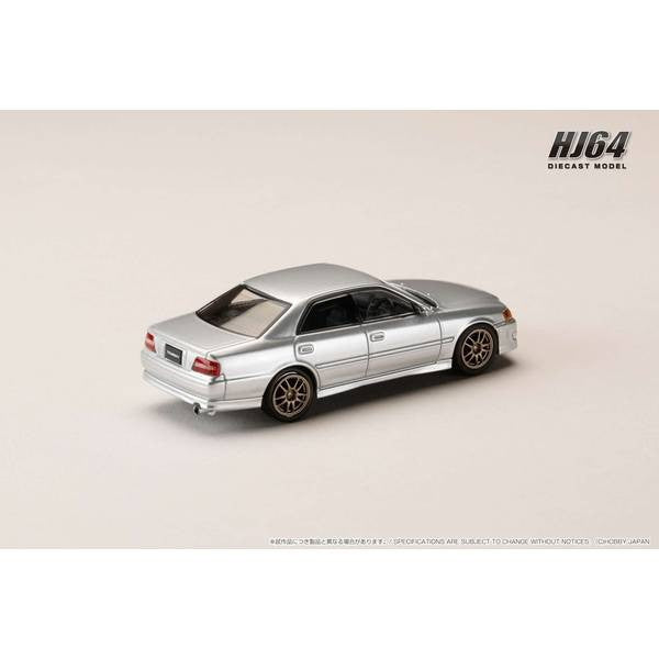 【新品】【お取り寄せ】[MDL] 1/64 トヨタ チェイサー ツアラーV (JZX100) アーリー バージョン (1996) JDM STYLE 10 スポークホイール シルバーメタリック 完成品 ミニカー(HJ645072AS) ホビージャパン(20251128)