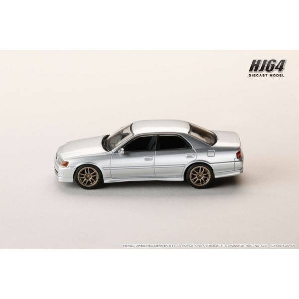 【新品】【お取り寄せ】[MDL] 1/64 トヨタ チェイサー ツアラーV (JZX100) アーリー バージョン (1996) JDM STYLE 10 スポークホイール シルバーメタリック 完成品 ミニカー(HJ645072AS) ホビージャパン(20251128)