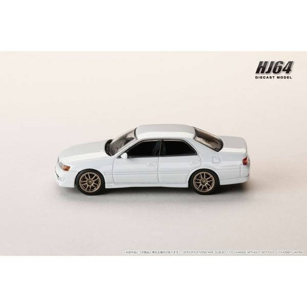 【新品】【お取り寄せ】[MDL] 1/64 トヨタ チェイサー ツアラーV (JZX100) アーリー バージョン (1996) JDM STYLE 10 スポークホイール スーパーホワイトII 完成品 ミニカー(HJ645072AW) ホビージャパン(20251128)