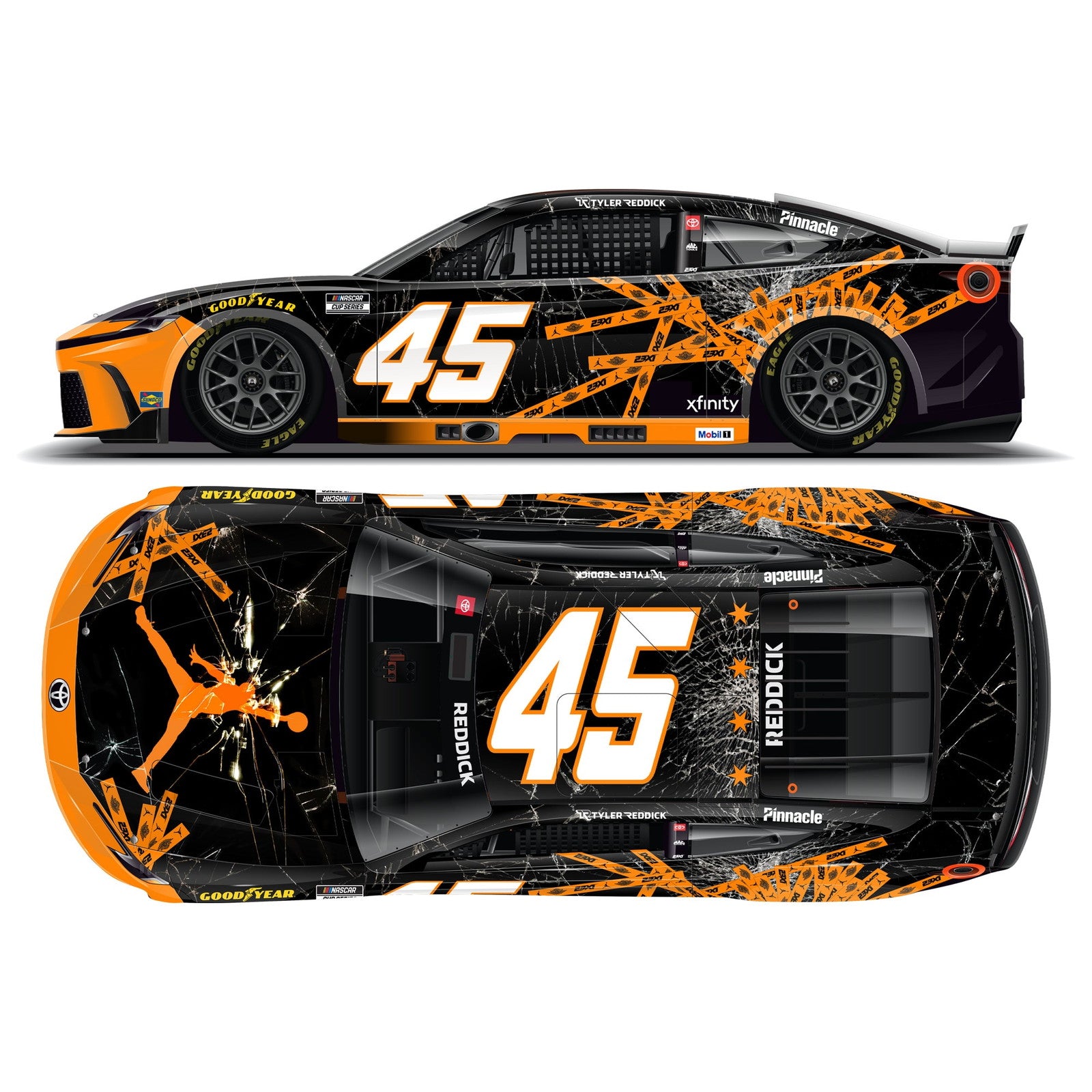 【予約安心出荷】[MDL] Lionel Racing(ライオネルレーシング) NASCAR CUP Series 1/64 JORDAN BRAND CHICAGO 2025 トヨタ カムリ XSE タイラー・レディック #45 完成品 ミニカー(LR335133) 京商(2025年12月)