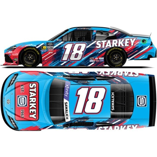 【予約安心出荷】[MDL] Lionel Racing(ライオネルレーシング) NASCAR xfinity Series 1/64 STARKEY 2025 トヨタ GR スープラ ウィリアム・サワリッチ #18 スローバック 完成品 ミニカー(LR330008) 京商(2025年12月)