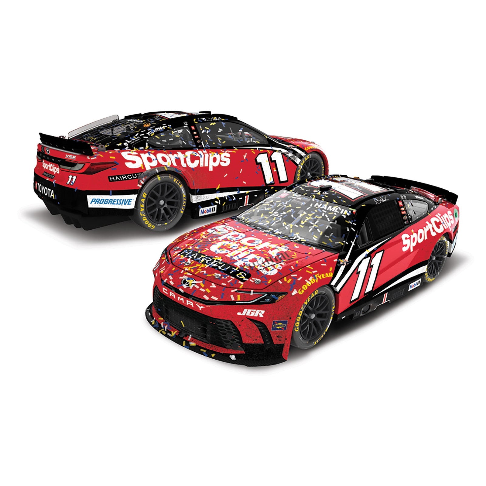 【予約安心出荷】[MDL] Lionel Racing(ライオネルレーシング) NASCAR CUP Series 1/64 SPORTSCLIPS 2025 トヨタ カムリ XSE デニー・ハムリン #11 スローバック ダーリントン GOODYEAR 400 ウィナー 完成品 ミニカー(LR330749) 京商(2025年12月)