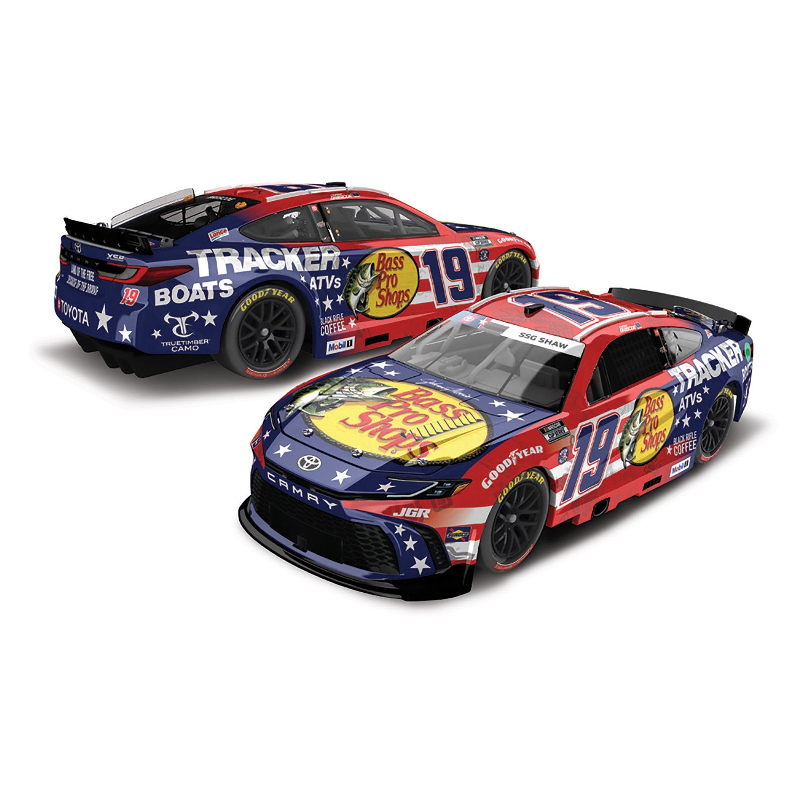 【予約安心出荷】[MDL] Lionel Racing(ライオネルレーシング) NASCAR CUP Series 1/64 BASS PRO SHOPS SALUTES 2025 トヨタ カムリ XSE チェイス・ブリスコー #19 完成品 ミニカー(LR332125) 京商(2025年12月)