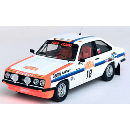 【予約安心出荷】[MDL] 1/43 フォード エスコート Mk2 RS2000 1977年 ラリーサンレモ 11位 #18 Roberto Cambiaghi/E. Sanfront 完成品 ミニカー(RRit17) Trofeu(トロフュー)(2025年9月)