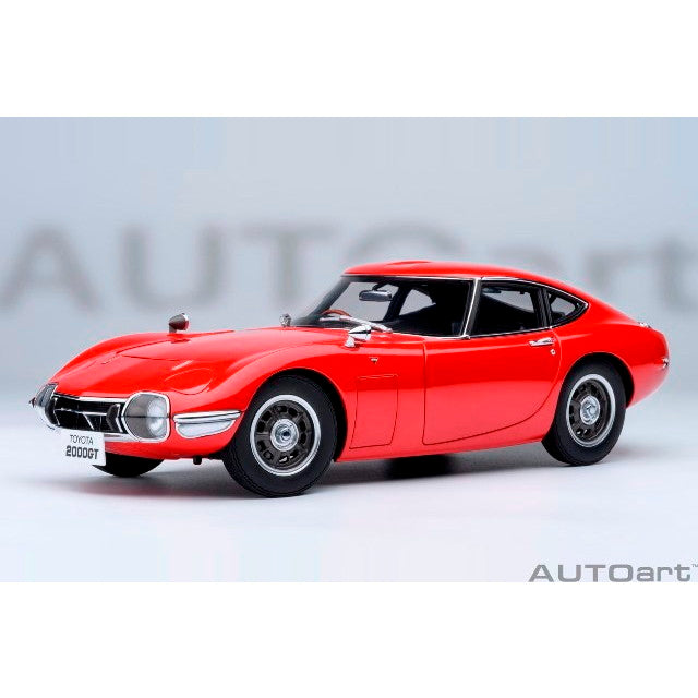 【予約安心出荷】[MDL] オートアート・コンポジットモデルシリーズ 1/18 トヨタ 2000GT 1967(レッド) 完成品 ミニカー(79547) AUTOart(オートアート)(2025年9月)