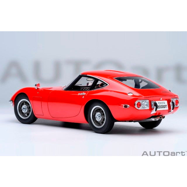 【予約安心出荷】[MDL] オートアート・コンポジットモデルシリーズ 1/18 トヨタ 2000GT 1967(レッド) 完成品 ミニカー(79547) AUTOart(オートアート)(2025年9月)