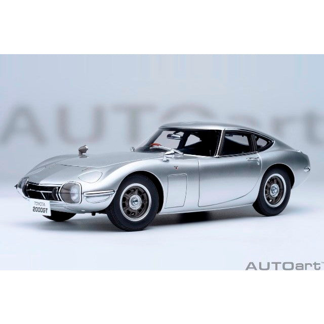 【予約安心出荷】[MDL] オートアート・コンポジットモデルシリーズ 1/18 トヨタ 2000GT 1967(シルバー) 完成品 ミニカー(79548) AUTOart(オートアート)(2025年9月)