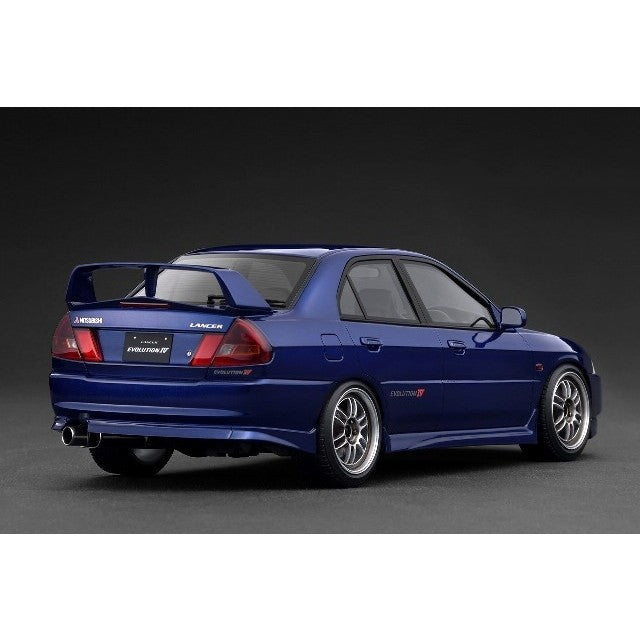 【新品】【お取り寄せ】[MDL] 1/18 Mitsubishi LANCER EVOLUTION(ランサーエボリューション) IV(CN9A) Dark Blue(ダークブルー) 完成品 ミニカー(IG3784) ignition model(イグニッションモデル)(20251231)