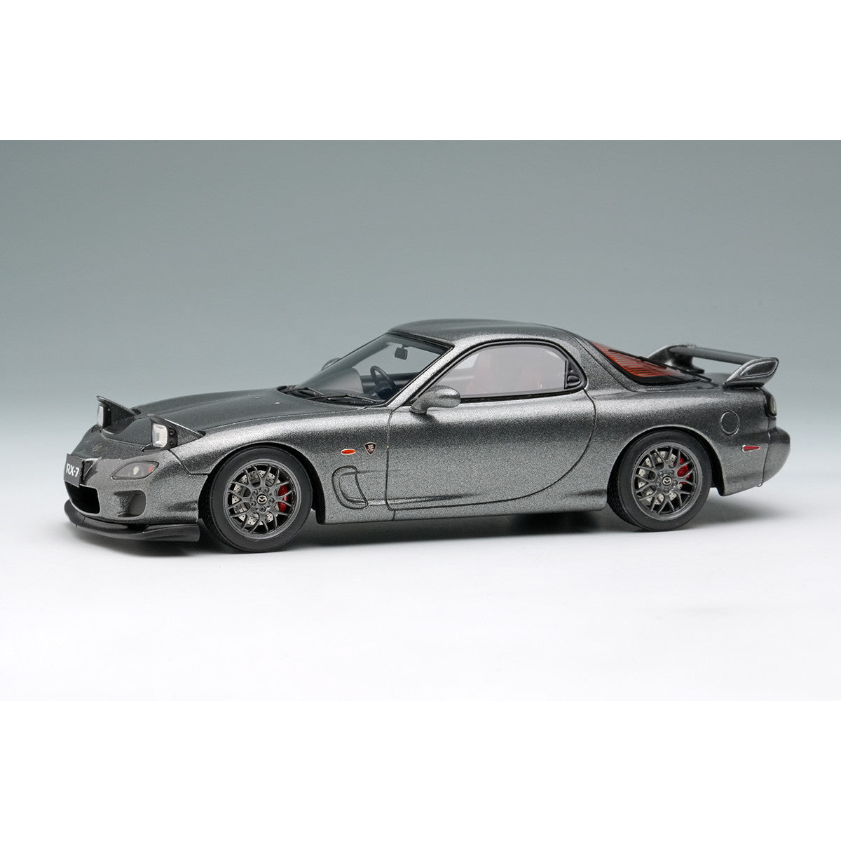 【予約安心出荷】[MDL] 1/43 Mazda(マツダ) RX-7 FD3S Spirit R TypeA Head Lamp open ver. チタニウムグレーメタリック 完成品 ミニカー(EM817A) EIDOLON(アイドロン)(2026年3月)