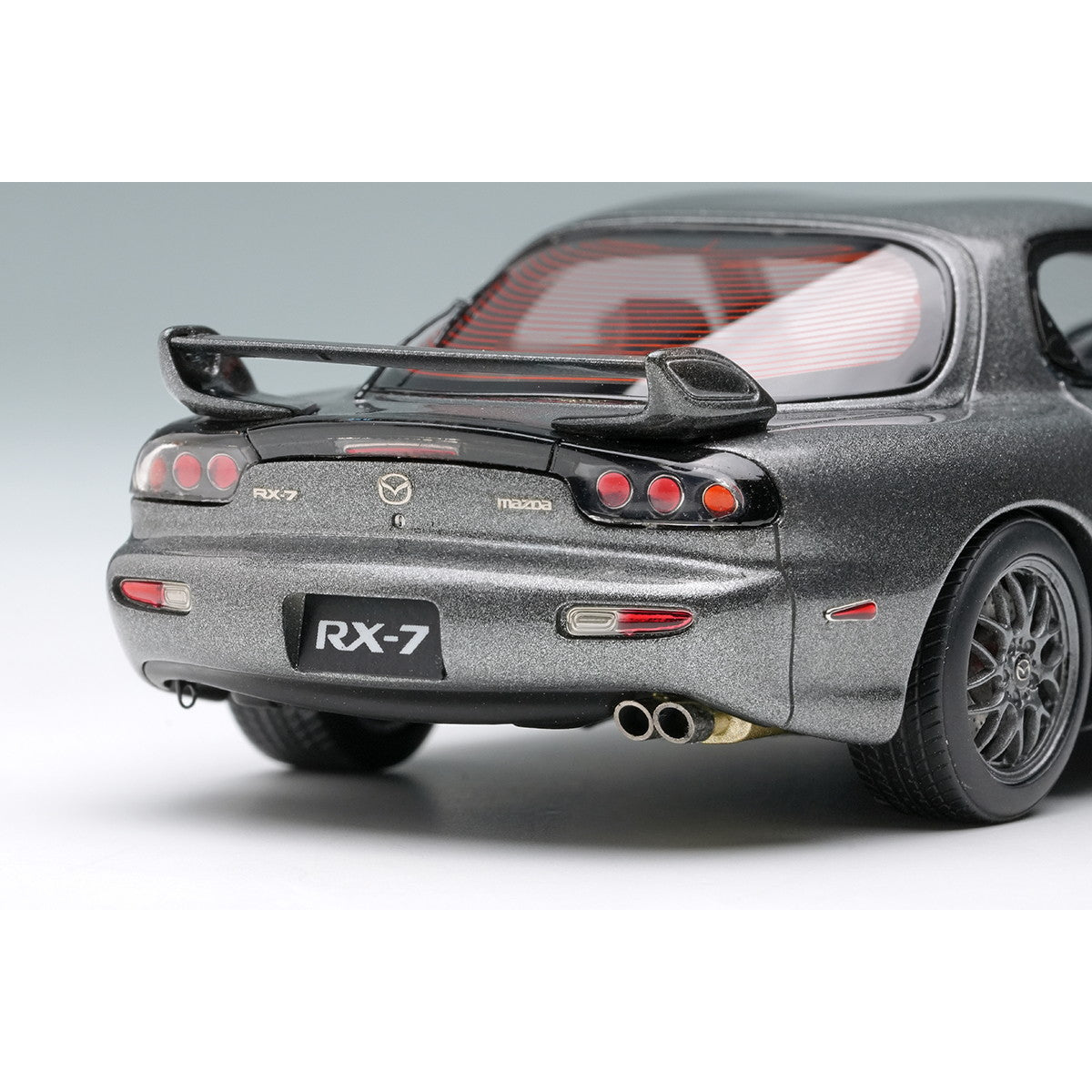 【予約安心出荷】[MDL] 1/43 Mazda(マツダ) RX-7 FD3S Spirit R TypeA Head Lamp open ver. チタニウムグレーメタリック 完成品 ミニカー(EM817A) EIDOLON(アイドロン)(2026年3月)