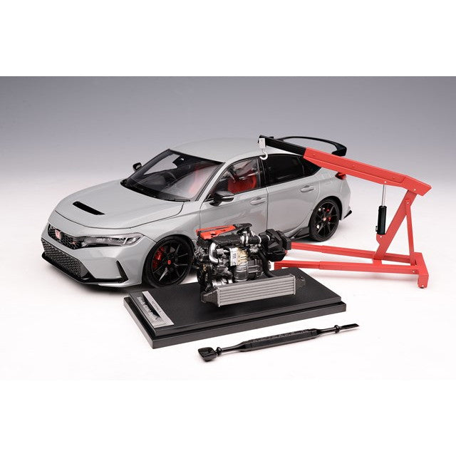 【予約安心出荷】[MDL] 1/18 ホンダ シビック タイプR FL5 Sonic Grey Pearl(ソニックグレーパール) 完成品 ミニカー(M85305) MOTORHELIX(モーターヘリックス)(2025年9月)
