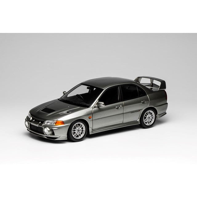 【予約安心出荷】[MDL] 1/18 三菱 ランサー エボリューション EVO IV Steel Silver Metallic(スチールシルバーメタリック) 完成品 ミニカー(M84001) MOTORHELIX(モーターヘリックス)(2025年9月)