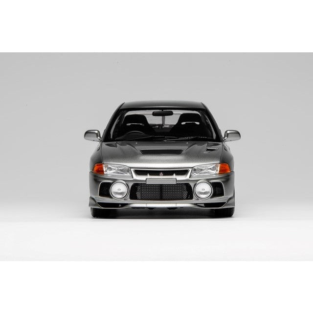 【予約安心出荷】[MDL] 1/18 三菱 ランサー エボリューション EVO IV Steel Silver Metallic(スチールシルバーメタリック) 完成品 ミニカー(M84001) MOTORHELIX(モーターヘリックス)(2025年9月)