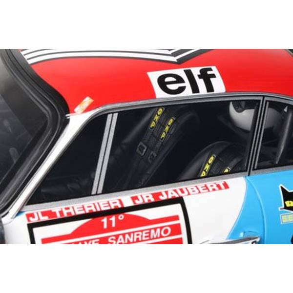 【予約安心出荷】[MDL] 1/12 アルピーヌ A110 1800 サンレモラリー 1973 #1 完成品 ミニカー(OTMG096) OttO mobile(オットーモビル)(2026年2月)