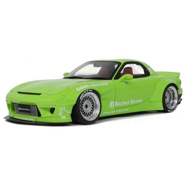【予約安心出荷】[MDL] 1/18 ロケットバニー マツダ RX-7(FD3S) 2015(グリーン) 完成品 ミニカー(OTM1155) OttO mobile(オットーモビル)(2026年2月)