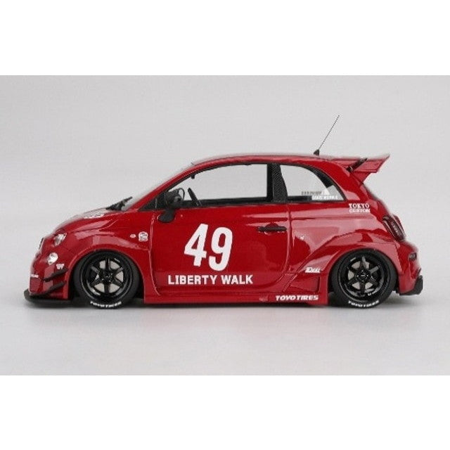 【予約安心出荷】[MDL] TOP SPEEDシリーズ 1/18 アバルト 595 LB-WORKS x Abas Works レッド 完成品 ミニカー(TS0613) TSM(トゥルースケールミニチュアズ)(2025年11月)