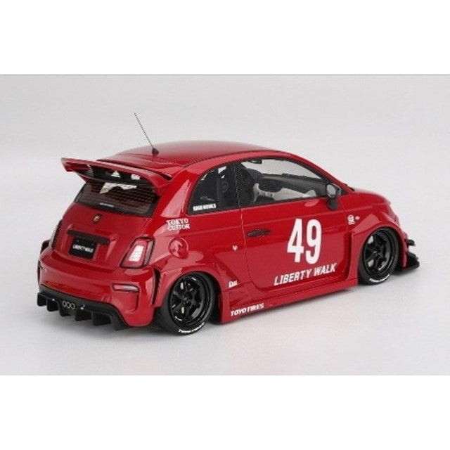 【予約安心出荷】[MDL] TOP SPEEDシリーズ 1/18 アバルト 595 LB-WORKS x Abas Works レッド 完成品 ミニカー(TS0613) TSM(トゥルースケールミニチュアズ)(2025年11月)