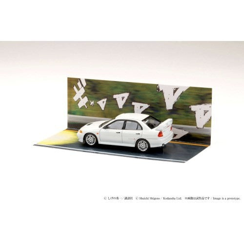 【新品】【お取り寄せ】[MDL] 1/64 Mitsubishi Lancer RS Evolution(ランサーRSエボリューション) IV / 岩城清次 VS 藤原拓海 頭文字D(イニシャルD) 完成品 ミニカー(HJDMD005) ホビージャパン(20251128)