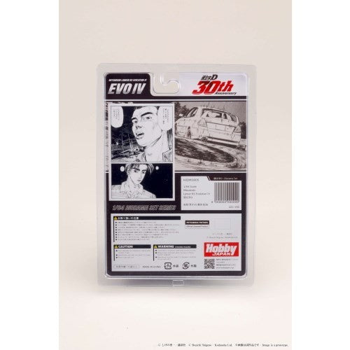 【新品】【お取り寄せ】[MDL] 1/64 Mitsubishi Lancer RS Evolution(ランサーRSエボリューション) IV / 岩城清次 VS 藤原拓海 頭文字D(イニシャルD) 完成品 ミニカー(HJDMD005) ホビージャパン(20251128)