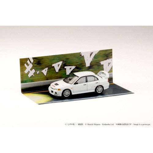 【新品】【お取り寄せ】[MDL] 1/64 Mitsubishi Lancer RS Evolution(ランサーRSエボリューション) IV / 岩城清次 VS 藤原拓海 頭文字D(イニシャルD) 完成品 ミニカー(HJDMD005) ホビージャパン(20251128)
