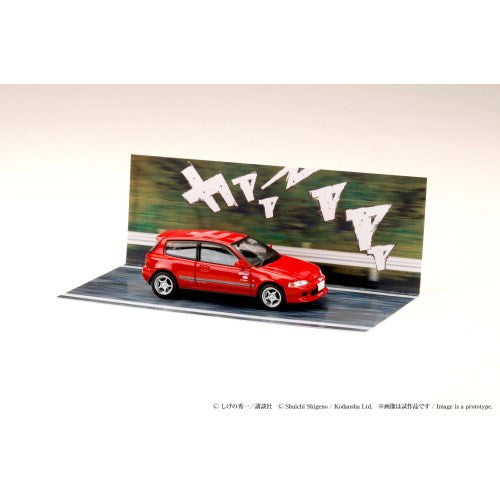 【予約安心出荷】[MDL] 1/64 Honda CIVIC(シビック)(EG6) 妙義 Night Kids / 庄司慎吾 VS 藤原拓海 頭文字D(イニシャルD) 完成品 ミニカー(HJDMD006) ホビージャパン(2025年12月)