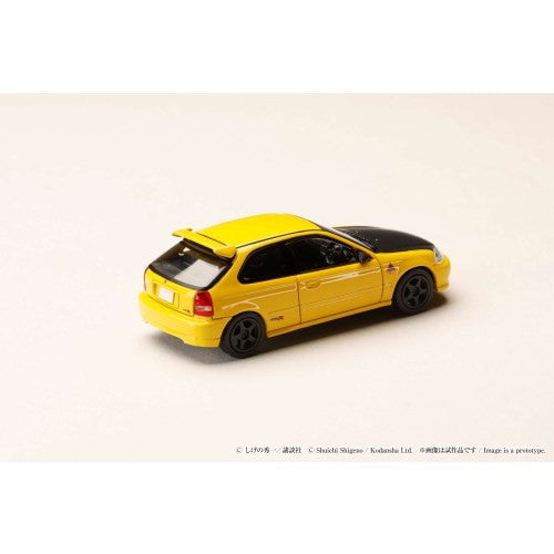 【予約安心出荷】[MDL] 1/64 Honda CIVIC(シビック)(EK9) 東堂塾 / 舘智幸 VS 藤原拓海 頭文字D(イニシャルD) 完成品 ミニカー(HJDMD007) ホビージャパン(2025年12月)